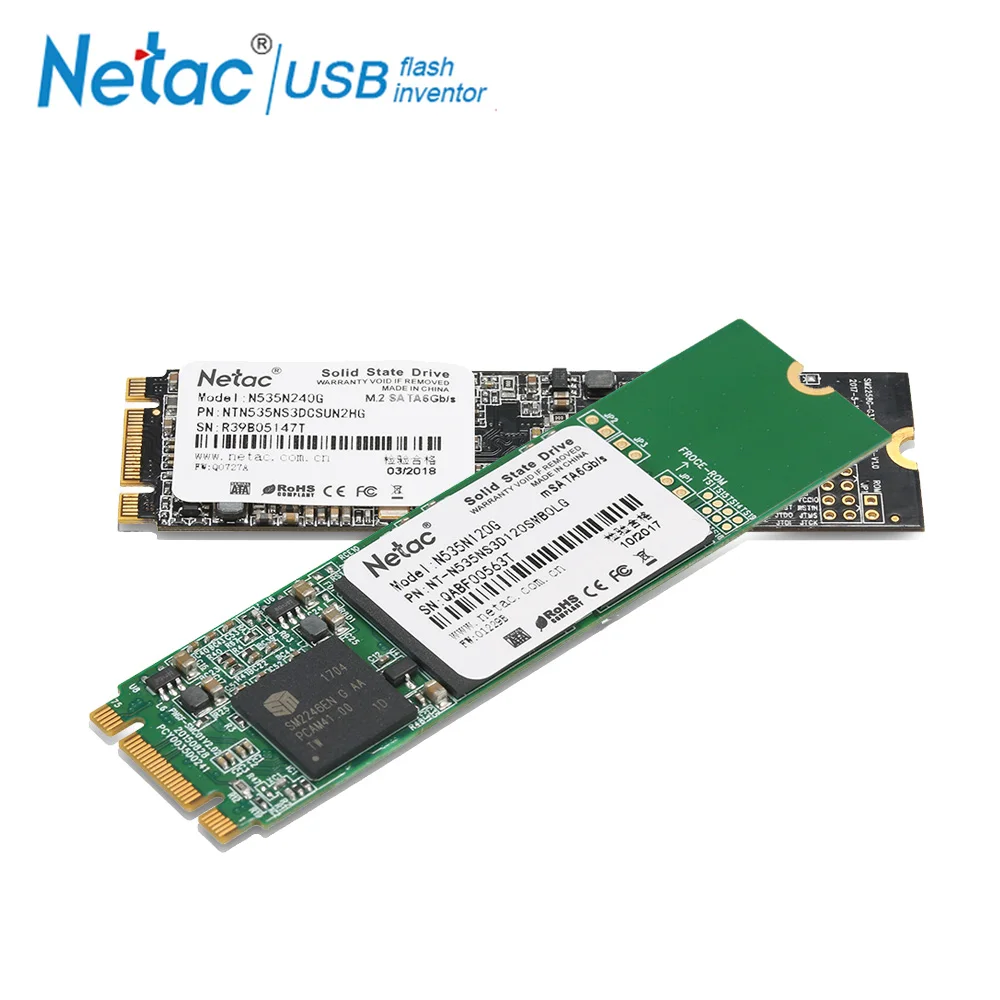 Netac M.2 2280 SSD жесткий диск 240 ГБ 120 ГБ Внутренний твердотельный накопитель 240 ГБ M2 TLC Флэш-Накопитель SSD жесткий диск для настольного компьютера ПК