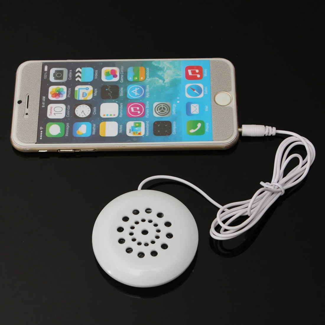 Белый 3 5 мм мини Подушка динамик для MP3 MP4 плеера iPhone iPod Touch CD радио|Портативные