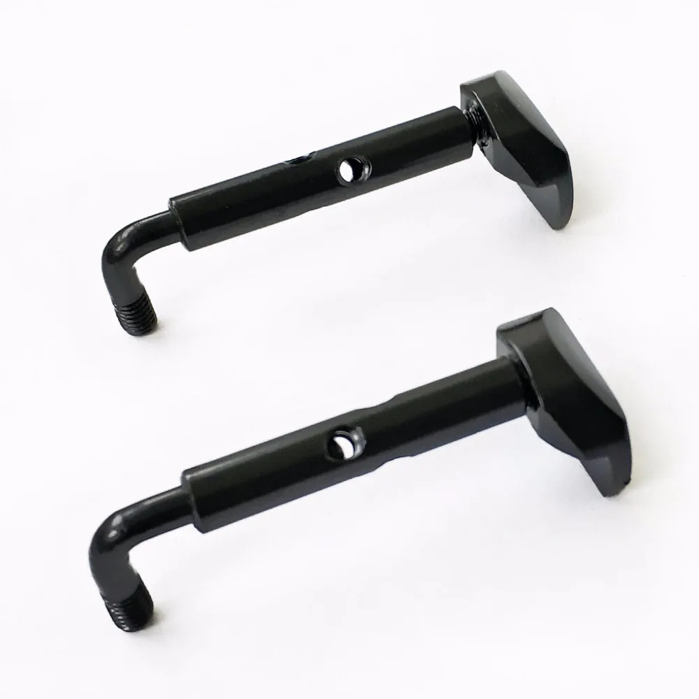 4/4 скрипки Seperate Chinrest винтовой зажим черный цвет покрытие никелевый Серебристый