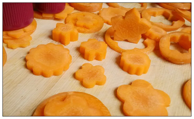 8 наборов из нержавеющей стали для цветов и овощей нож фруктов тиснение форма