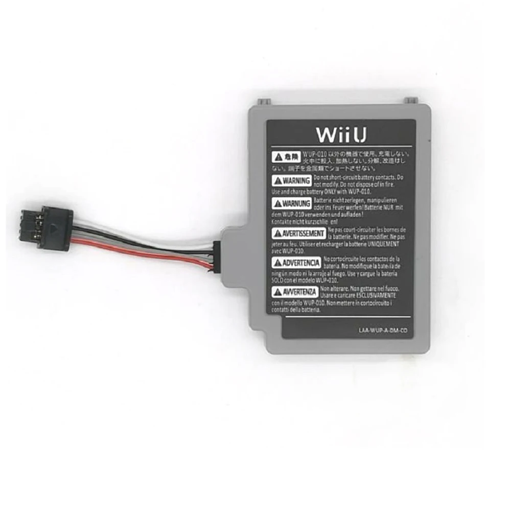 10 шт. в лоте 3600 мАч перезаряжаемый Сменный аккумулятор для wii-U геймпад контроллер