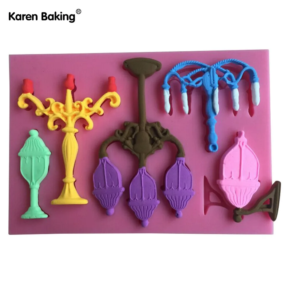 Новое поступление Дизайн в Форма из свечах 3D силиконовые формы шоколадная