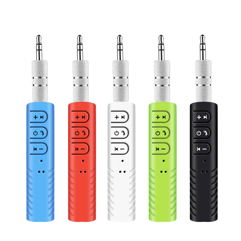 3.5mm Jack Clip-on Wireless Bluetooth Receiver Mini Car kit Audio Music adapter with Mic for Headphone Speaker | Электроника