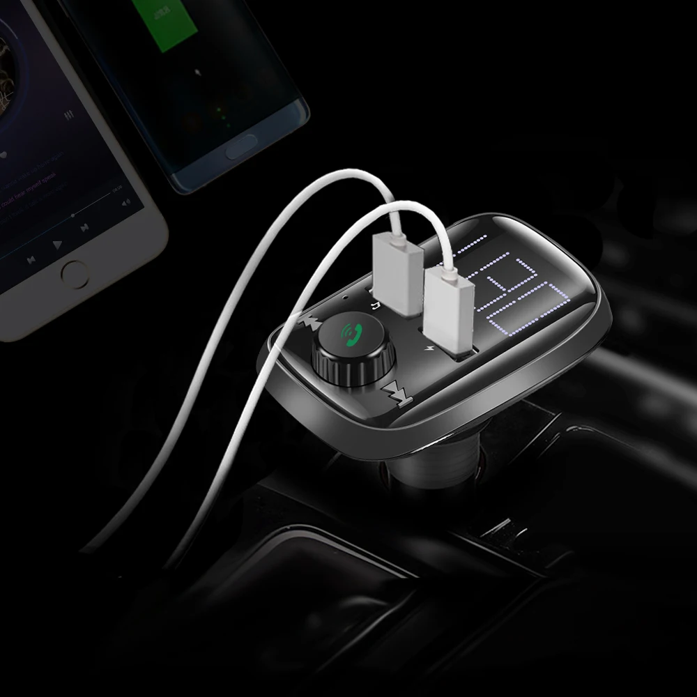 FM модулятор Onever с 2 USB портами 3 4 А|FM-трансмиттеры| |