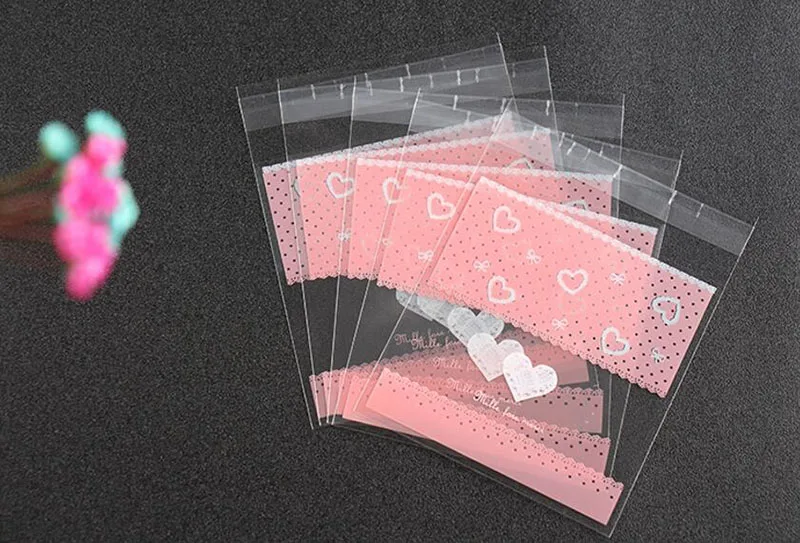 100 шт. пластиковые пакеты для упаковки конфет печенья|bag fringe|bag polobag xbox |