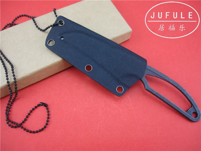 Jufule yidu OEM D2 фиксированным лезвием Малый Karambit прямой нож Kydex оболочка Отдых Охота