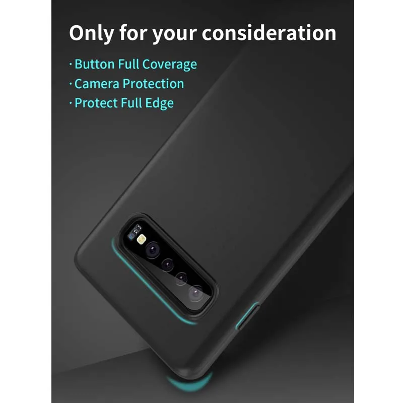 Новейший Сверхтонкий чехол X-Level для samsung galaxy S10 Plus из ТПУ с защитой от отпечатков