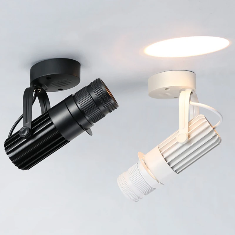 Светодиодный прожектор LukLoy с регулируемым фокусом освещение для дома магазина