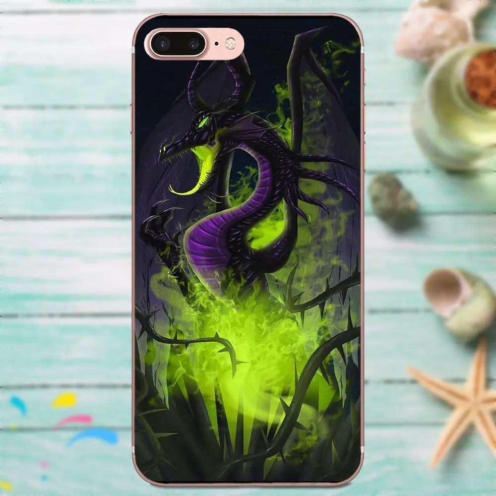 TPU мобильный телефон для Xiaomi Redmi Mi Note 7 8 9 SE Pro Lite Go Play Maleficent|Чехлы-накладки| |