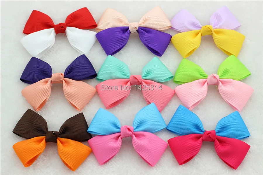 Банты из корсажной ленты с/без зажима 30 шт. 3 дюйма|ribbon bow making|ribbon bows wholesalebow earring |