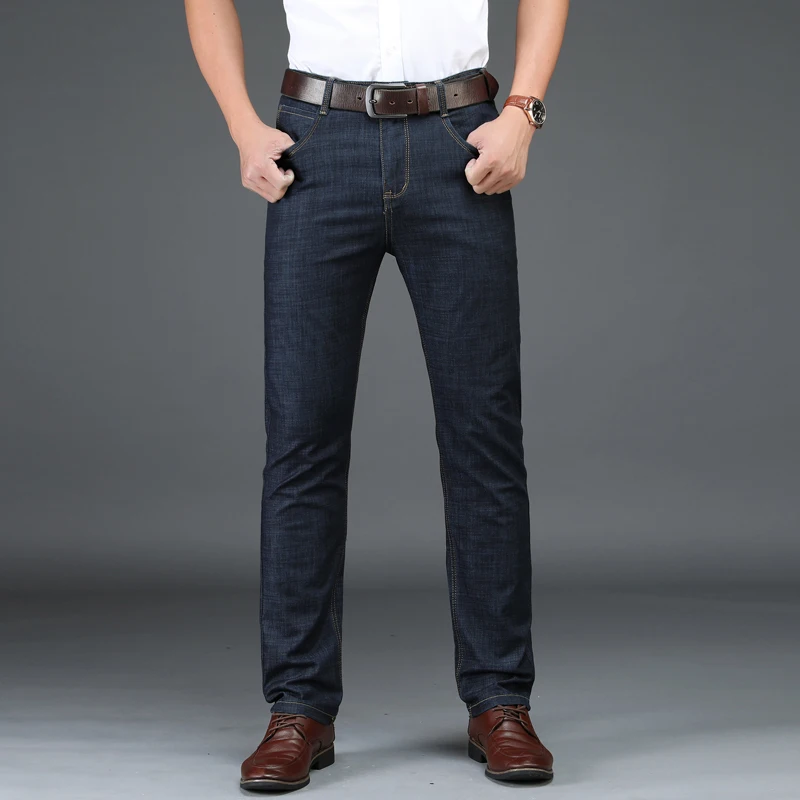 Male Jeans Men Jean Homme Men'S Classic Vetement Peto Vaquero Hombre Biker Denim Pants Man Straight Fashion Slim Fit Distressed