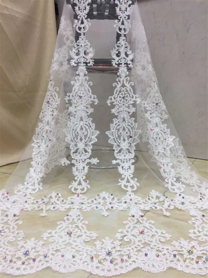 

Африканская французская кружевная ткань JRB-12282 лучшее качество вышитый бисером африканский тюль кружевная ткань для свадьбы