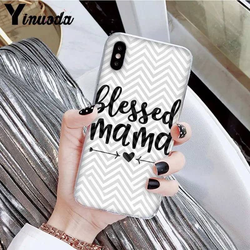 Yinuoda домашнее лучшее мама boss Слова чехол для телефона с принтом аксессуары Apple iPhone