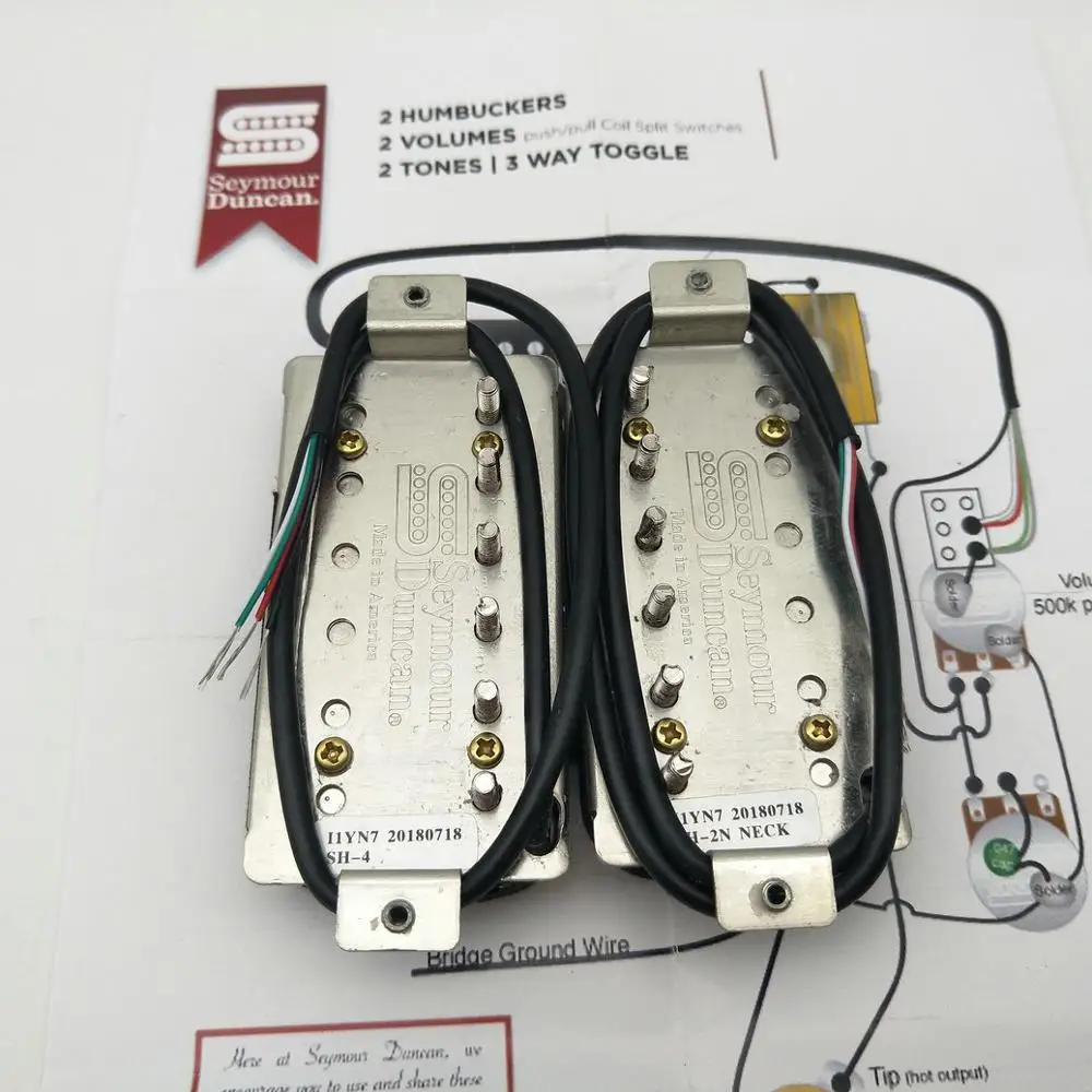 Seymour Duncan SH1n 59 модель SH2n Джаз SH4 JB Хамбакеры звукосниматели электрогитары 1 шт. с оригинальной посылка
