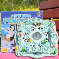 penguin flying chess jumping chess super big dice parent child interactive educational toys kids board games party games