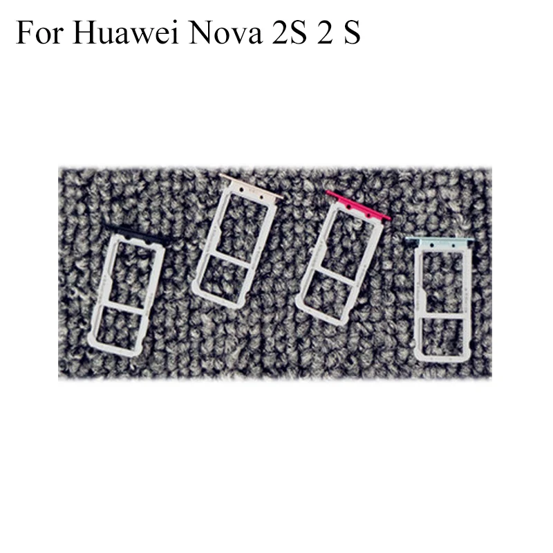 2 шт. оригинал для Huawei Nova s S Nano Sim + Micro SD Держатель слота гнезда запасные части Nova2s |