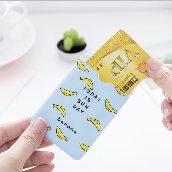 Милый чехол для карт ключей держатели банковских и кредитных автобусов бейдж