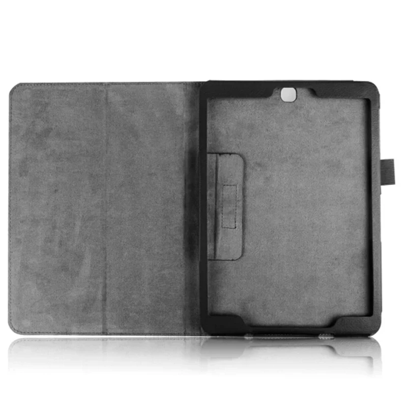 Роскошный кожаный защитный чехол-книжка с подставкой + 1 прозрачная защитная