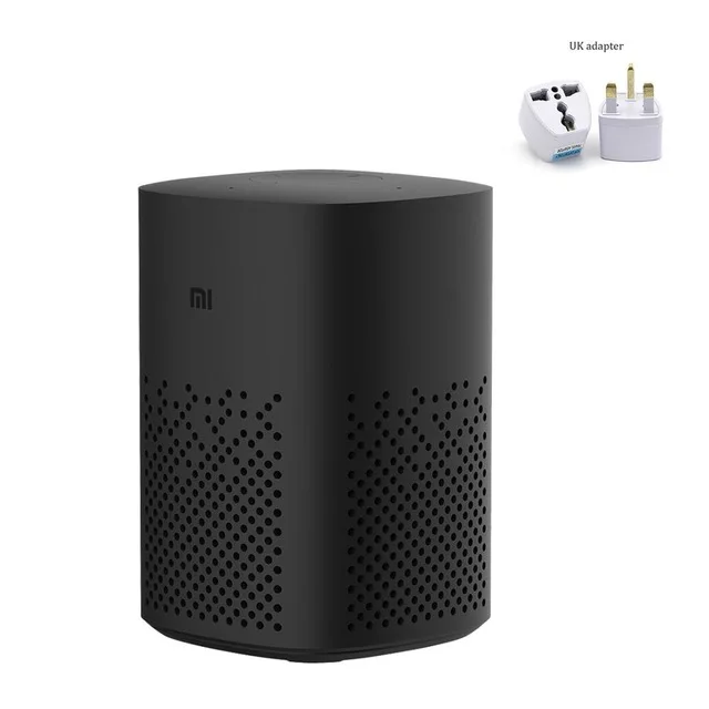 Add UK Adapter Xiaomi Xiaoai динамик универсальный пульт дистанционного управления версия AI Bluetooth Голосовое управление 2,4 ГГц музыкальный плеер динамик умный дом - Цвет: Add UK Adapter