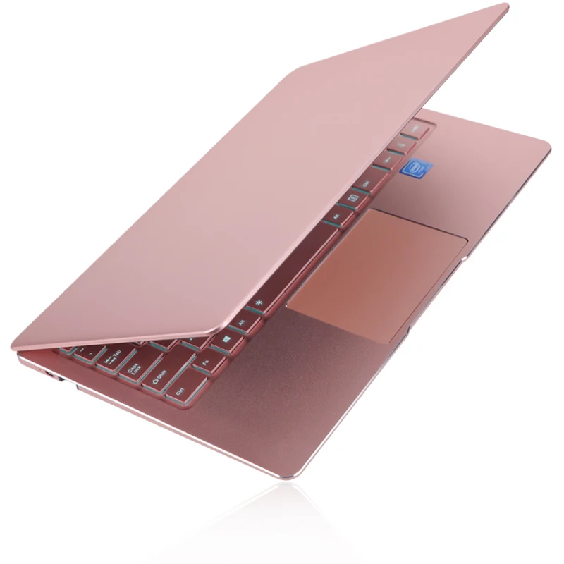 13," металлический чехол ноутбук backllit клавиатура Intel J3* 4 ядерный процессор 8G 256 ГБ SSD Windows Тетрадь с Тип-c - Цвет: Розовый