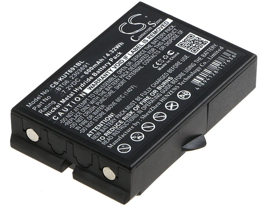 Cameron sino 600 мА/ч Батарея 2303691 BT06 для IKUSI TM60 TM61 TM61Transmitters TM62 передатчики|Цифровые
