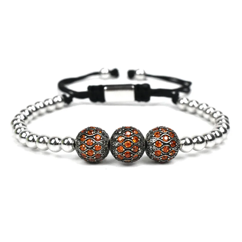 Девять шармы "навсегда" мяч браслет для мужчин Jewelry бусины браслеты для женщин Pulseira Masculina Bileklik Pulseira Feminina pulseras - Окраска металла: Светло-желтый цвет