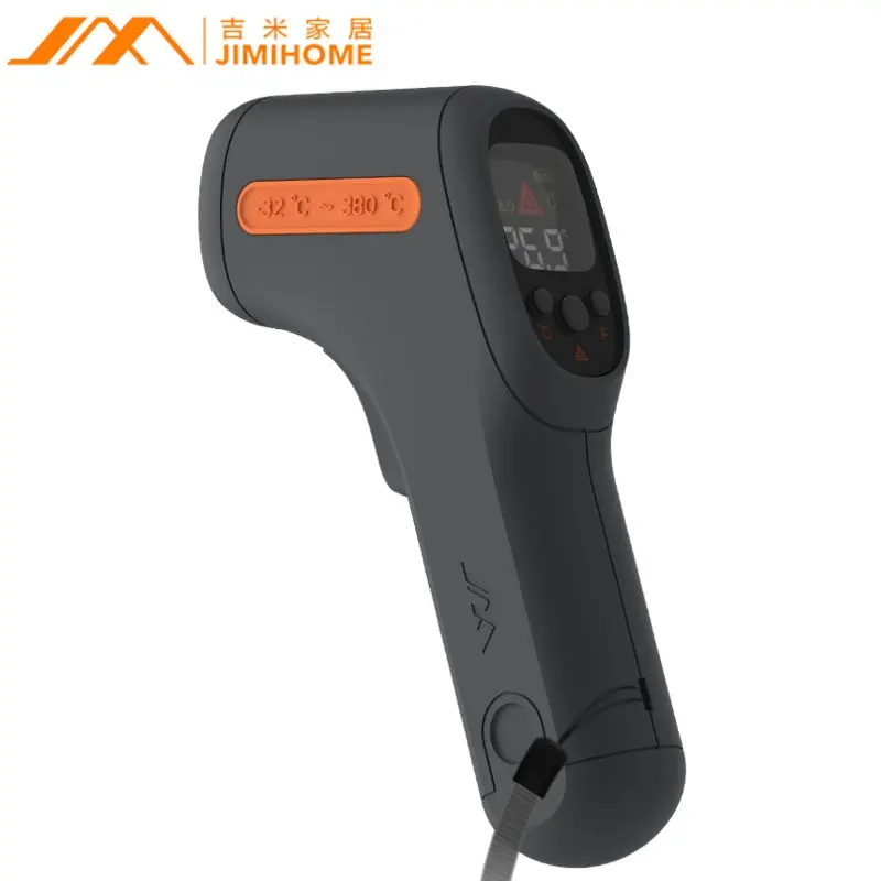 JIMI JM-G301580-32-580 цифровой инфракрасный термометр с регулируемой излучательностью 2,0 дюймов HD цветной экран C/F [Профессиональная версия]