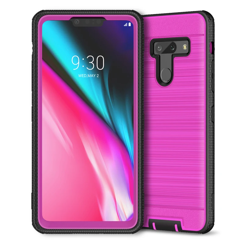 Защитный жесткий чехол 2 в 1 для LG G8, чехол ThinQ из поликарбоната, силиконовый ударопрочный защитный чехол для LG V50 ThinQ 5G