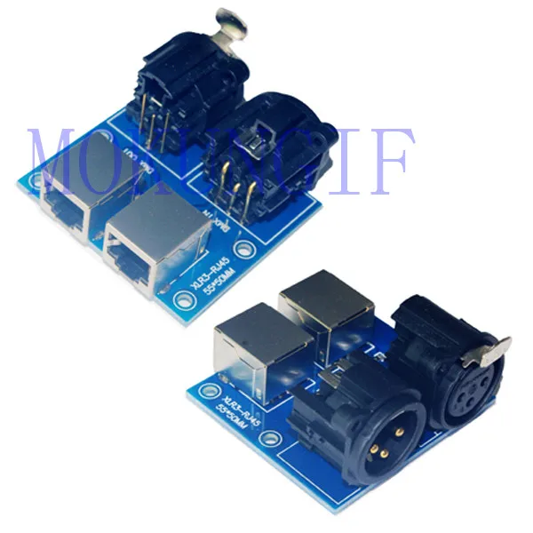 XLR3-RJ45 DMX512 разъем реле RJ45 к XLR3 использование для контроллера DMX-РЕЛЕ Светодиодный