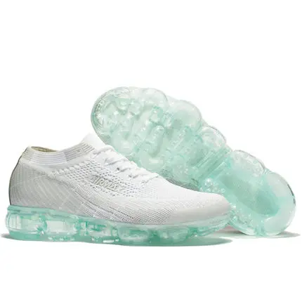 Мужские кроссовки; женская обувь для бега; Vapormax_ ; дышащая обувь с максимальной подушкой; Повседневная сетчатая обувь; увеличивающая рост; цвет белый, черный - Цвет: 2