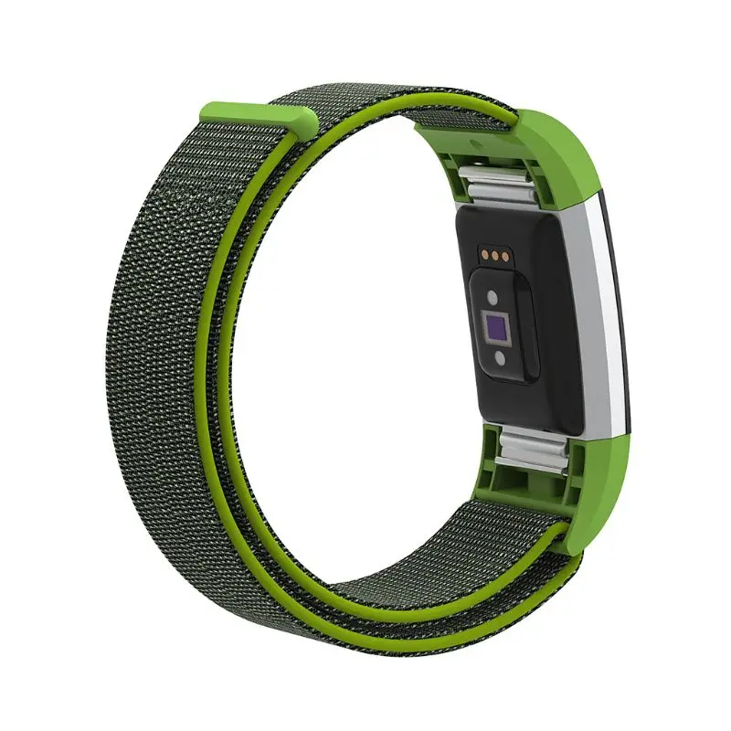 1 шт. нейлоновый крюк и петля дышащий сменный ремешок для Fitbit Charge 2 наручный ремешок смарт-трекер