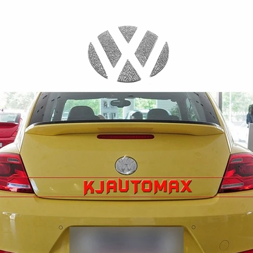 rear eb 2000-2019 Для Volkswagen Beetle Bling Crystal эмблема наклейка автомобиль Стайлинг Аксессуары Украшения Год 2000-2013 - Название цвета: rear eb 2000-2019