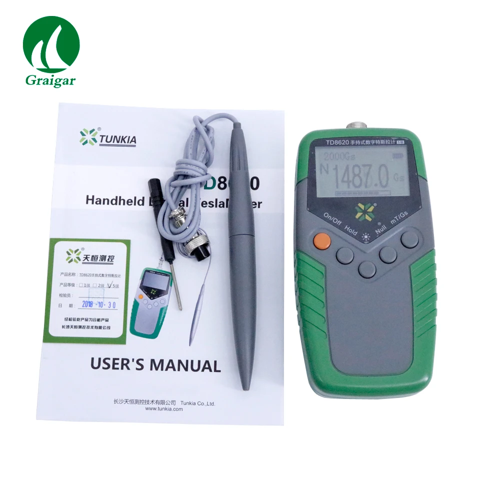 Ручной Цифровой Тесламетр с постоянным магнитом Gauss Meter TD8620|Приборы для измерения