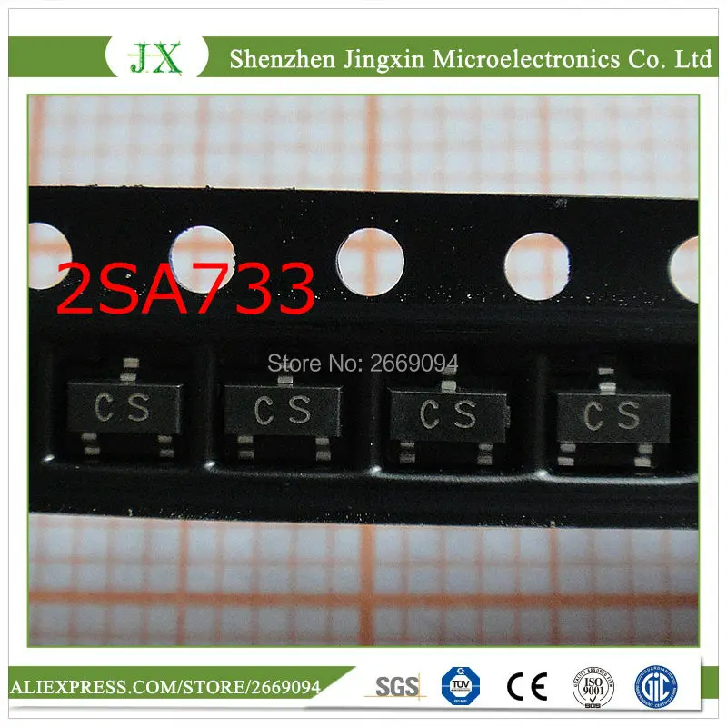 

2SA733 A733 CS 0.15A / 50V PNP SOT23 (1000 шт./лот)