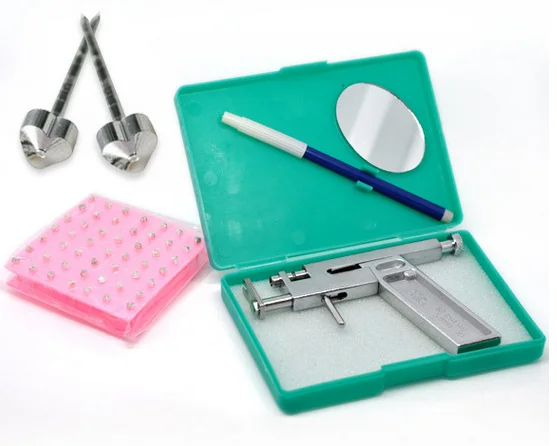 Профессиональный пистолет с отверстиями для ушей безболезненный ношения