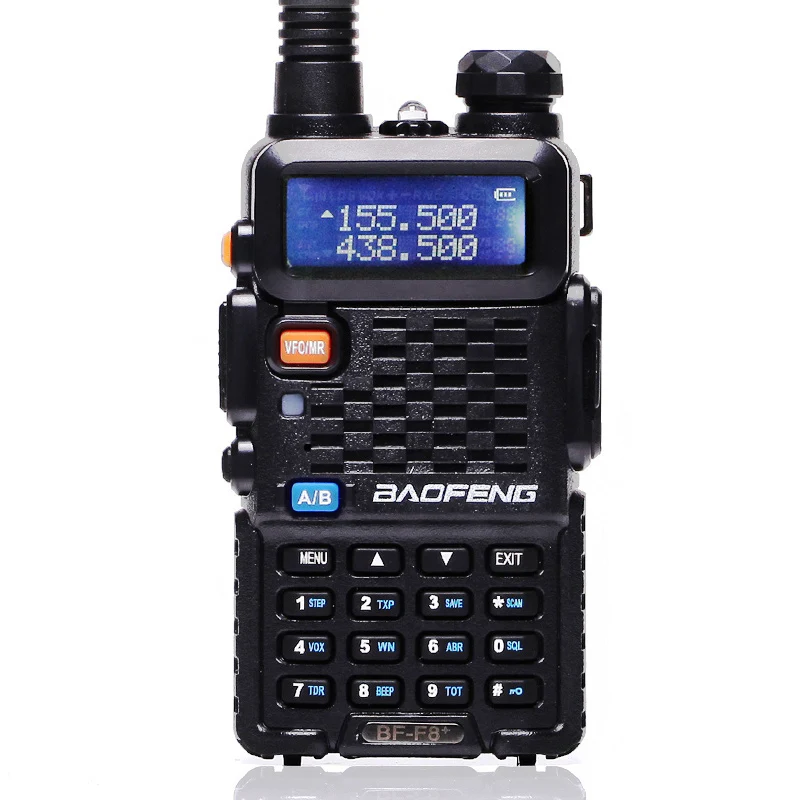 Рация Baofeng BF F8 + Портативный радио УФ с Dual Band УВЧ и УКВ двойной Дисплей CB baofeng плюс