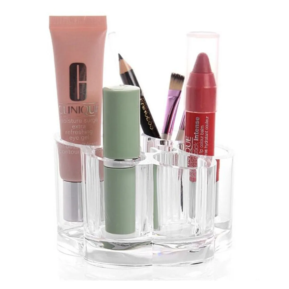 Прозрачный акриловый флакон для демонстрации 12 отдельных круглых отсеков полка