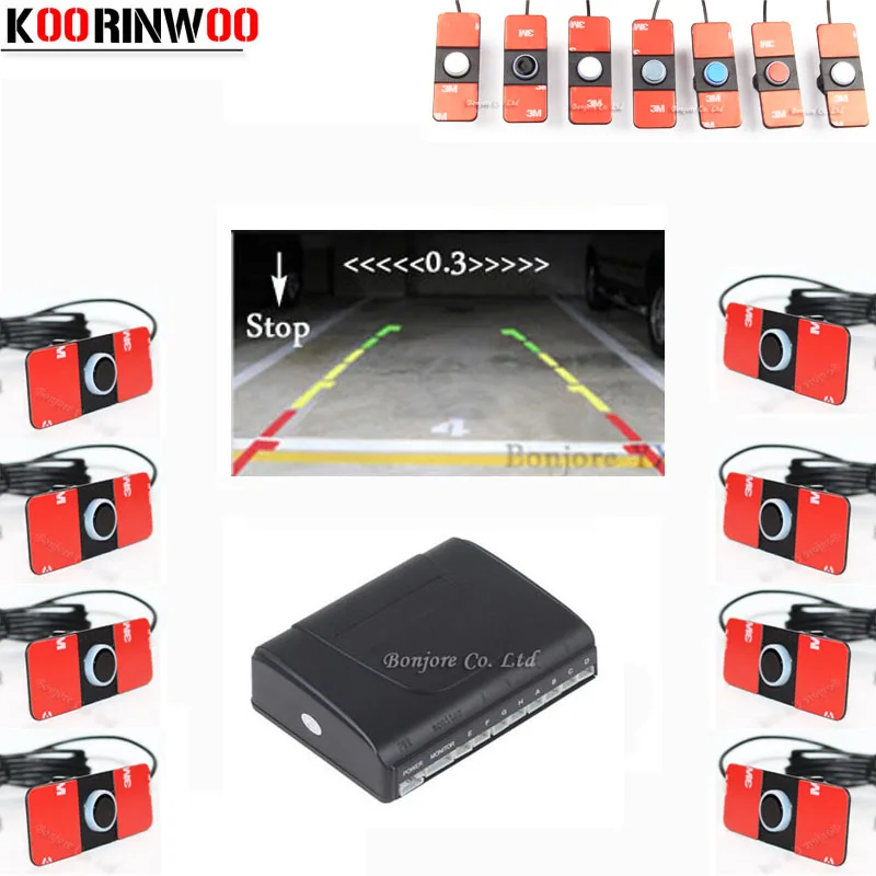 Система парктроника Koorinwoo система с 8 датчиками|parktronic system|car parkingparking sensor |