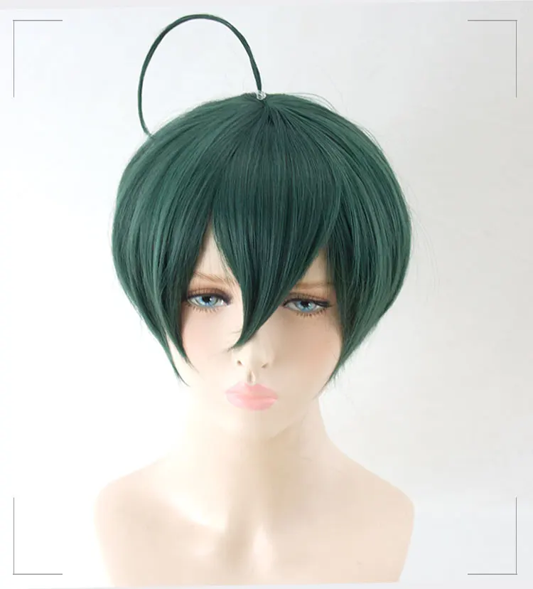 HSIU высококачественный косплей парик Shuichi Saihara Danganronpa V3: Killing Harmony Costume Play парики костюмы на Хэллоуин волосы