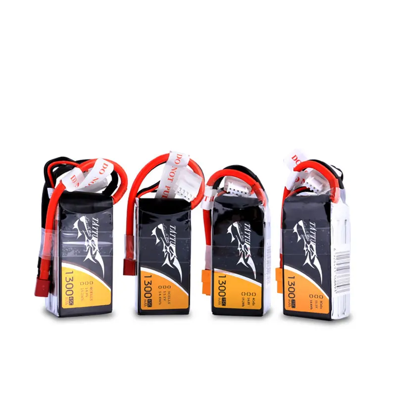 Литий-полимерный аккумулятор tattu 1300 мАч 1550 lipo 3S 4S гоночный XT60 штекер 45C 75C