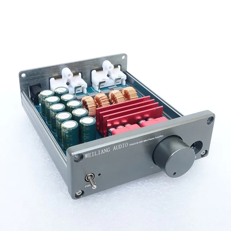 Hi Fi Цифровой стерео усилитель мощности класса 2 0 TPA3116 50 Вт * мини домашний RCA