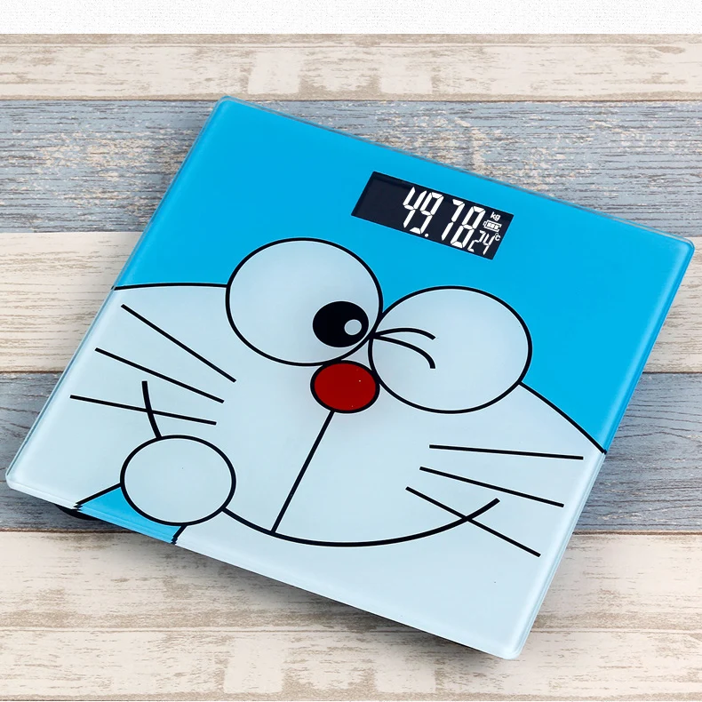Весы Doraemon напольные весы для ванной электронные с дисплеем умные бытовые