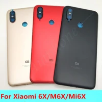 new for for xiaomi 6xm6xmi6x spare parts back battery cover door housing side buttons camera flash lens replacement