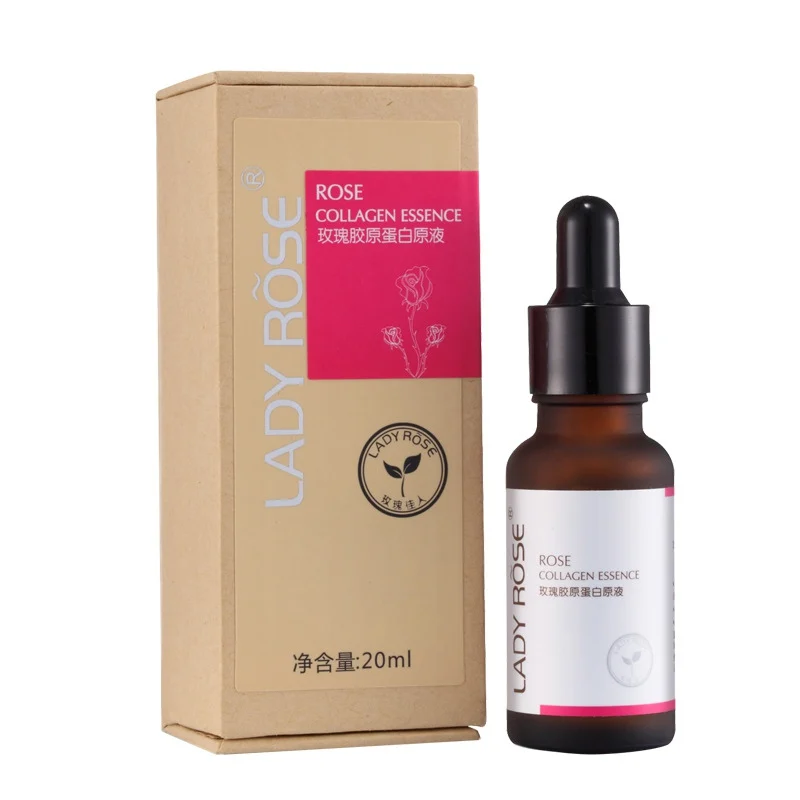 Чистая Гиалуроновая кислота лицо Сыворотки увлажняющий Роза коллагена кожи