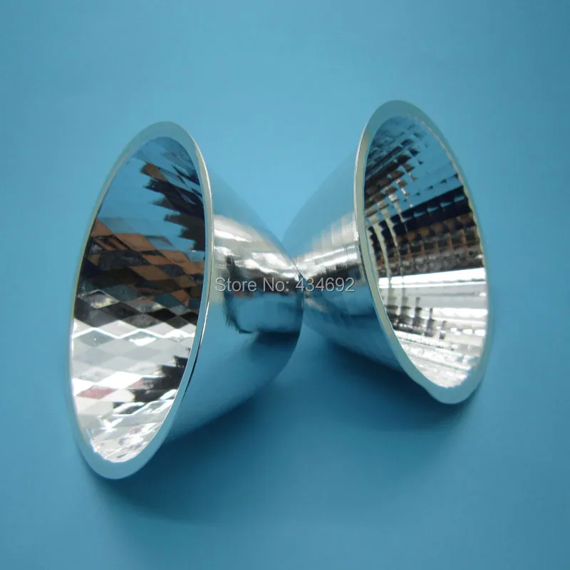 92 мм 95 мм диаметр 100 мм Алюминиевая СВЕТОДИОДНАЯ Лампа отражатель чаша чехол для 20 Вт-100 Вт 25X25 мм Высокая мощность светодиодный излучатель прожектор