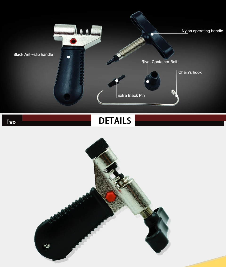 1 шт. инструмент для ремонта велосипедной цепи|bike chain breaker|chain breakerbicycle rivet |