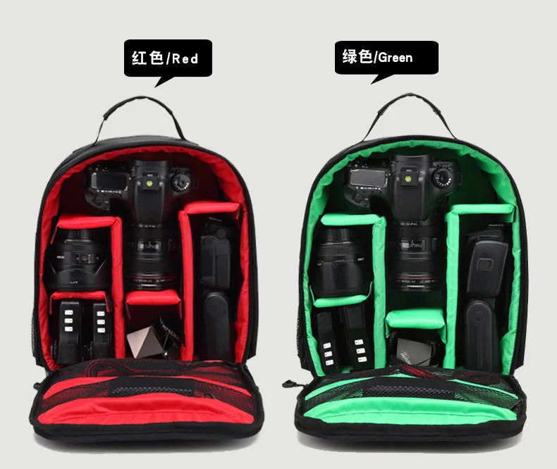 Открытый Дорожный чехол для камеры DSLR Объектив сумка для Canon EOS 1300D 760D 750D 7D 80D 6D 5DII 5DS 5DR 60D 1200D водонепроницаемый рюкзак