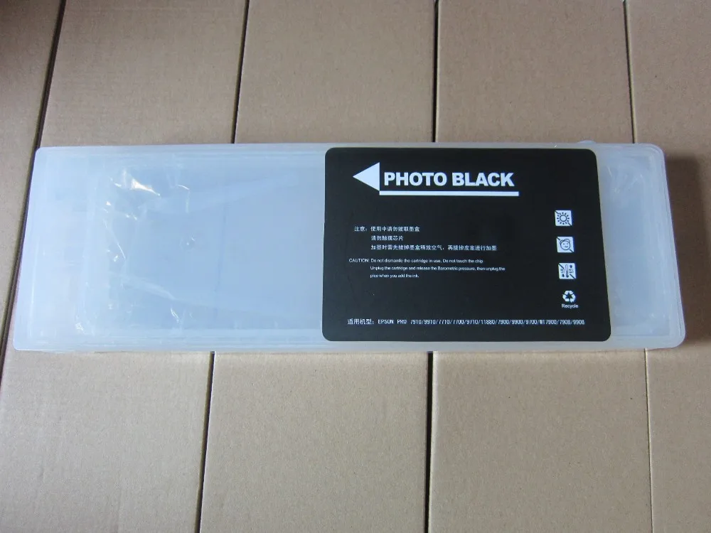 Многоразовый чернильный картридж с чипом для Epson Stylus Pro 7700/9700/7710/9710