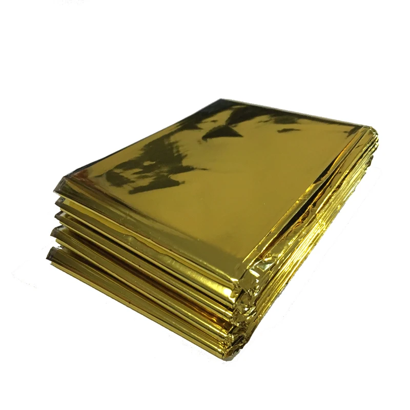 Одеяло из фольги для выживания кемпинга охоты туризма и путешествий аварийное