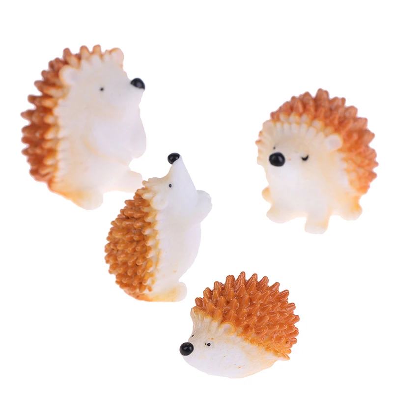 Милая дикая мини Ежик Hedgepig эризо маленькая Статуэтка фигурка ремесла животное
